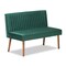 Baxton Studio 47.25 W, 27.75 H, Fabric "100% Polyester", Plywood, MDF, LVL, Foam, Rubber Wood 214-11962-11961-9305-ZORO - alternate 6